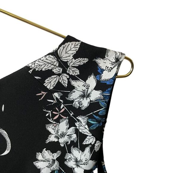 Banana Republic Factory Floral V Neck Sleeveless Floral Dress Size 8 - Picture 6 of 9